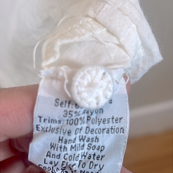 Johnny Was Biya  White Blouse with Elegant embroidery small - Picture 8 of 8